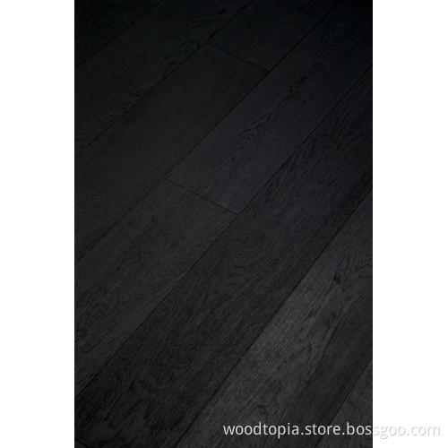 Solid flooring Oak Household bedroom black stain resistant
